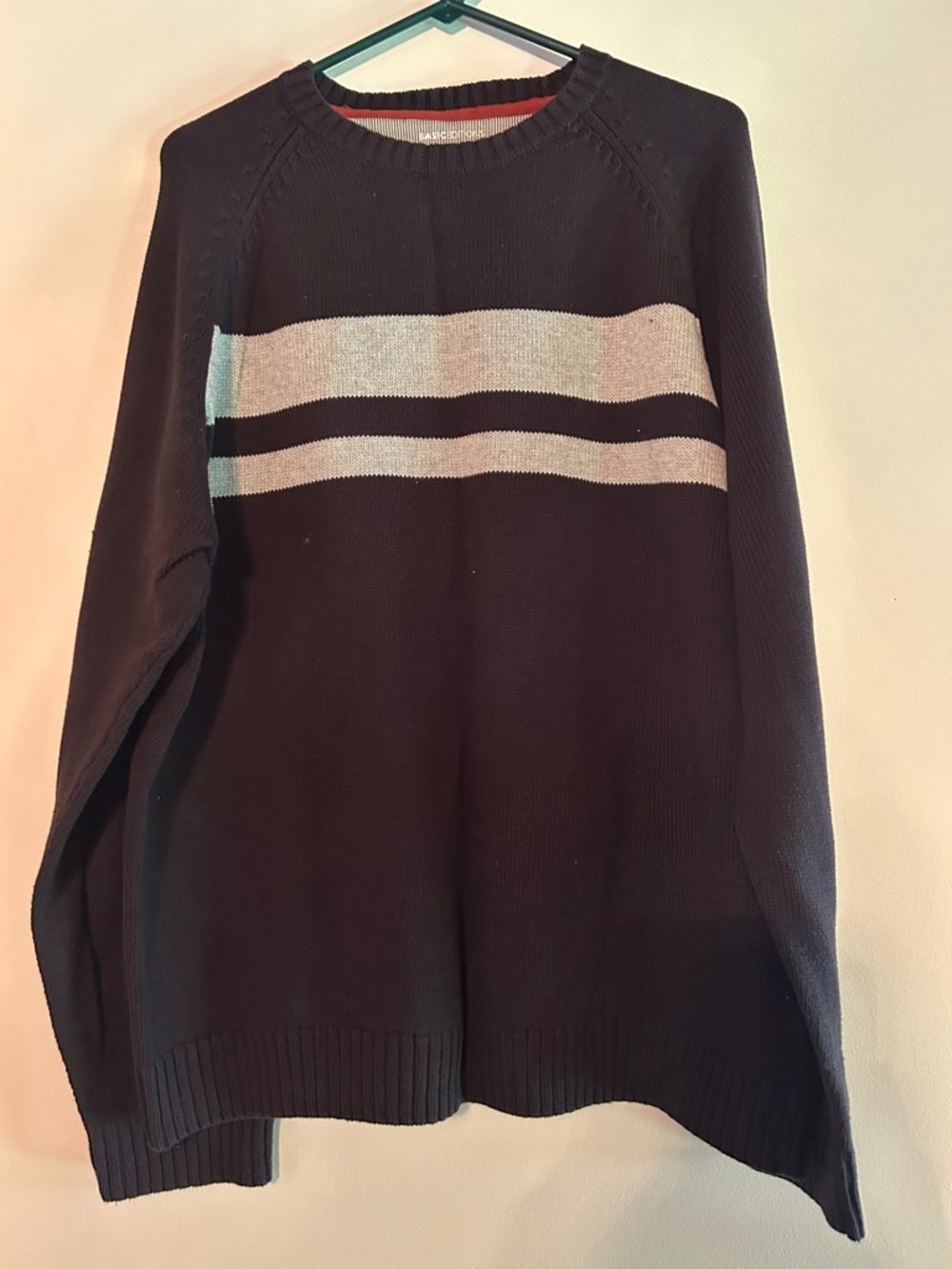 Mens Large Cotton Sweater